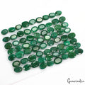 Emerald Lot, Loose Gemstone, Color Enhanced, Green — 69 Pieces, 15mm to 20mm, 1000 Ct, Zambia