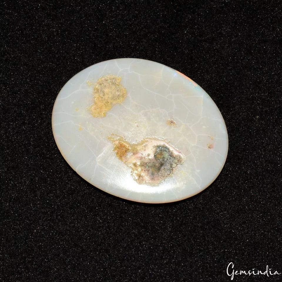 Australian Opal Cabochon, Untreated — 30x24x3 mm, 15.70 Ct, Australia