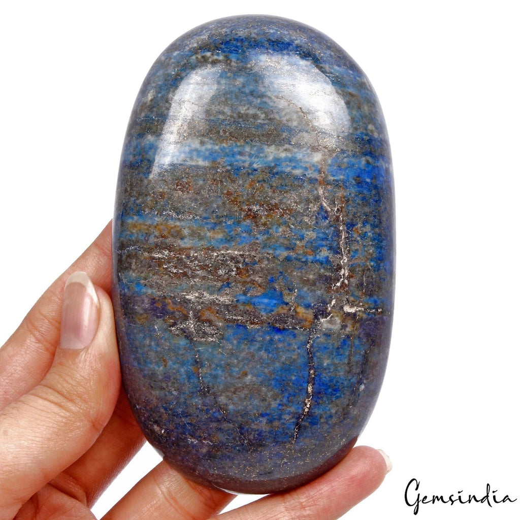 1390 Cts Natural Rare Quality Lapis Lazuli Cab Oval 105x60x20mm Loose Gemstone