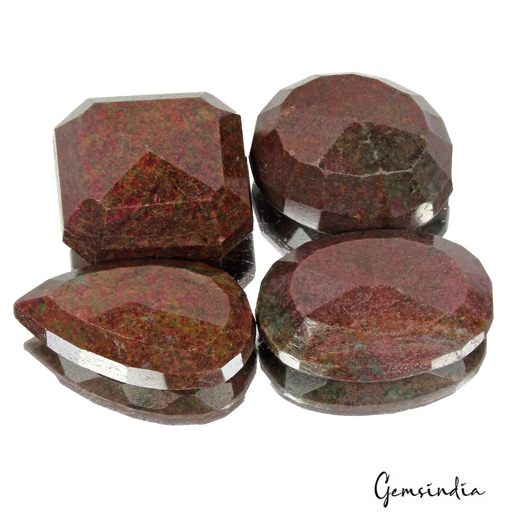 1370 Ct Natural Multicolor Ruby Fuchsite Mic Faceted Earth Mined Museum Size Gem