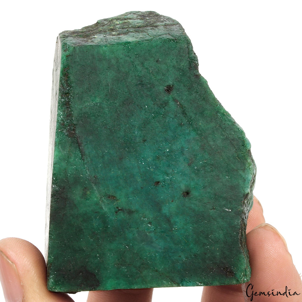 1240 Ct Natural Uncut Raw Green Rough Emerald Healing Crystal Mineral Rock Gems