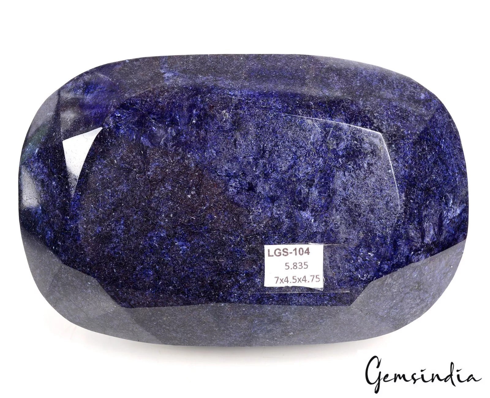 Blue Sapphire Loose Gemstone, Color Enhanced — 7x4.5x4.75 Inch, 29175 Ct (5.8 Kg), Madagascar