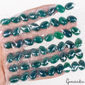 330 Ct Natural Green Onyx Oval Cabochon Loose Untreated 14x10mm Gemstones~50 Pcs