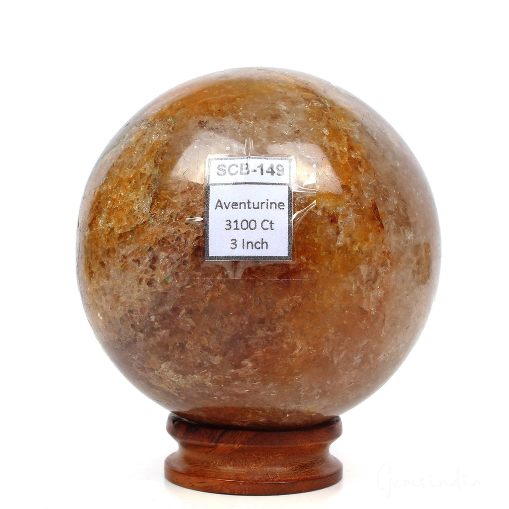 Natural Untreated Orange Aventurine 3100 Ct Healing Crystal Mineral Sphere Ball