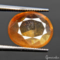 4.30 Cts Natural Ceylon Sapphire Yellow Oval Cut Untreated Certified Gemstone