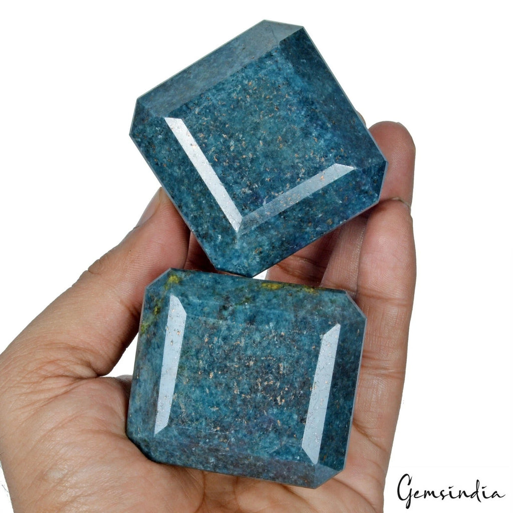 HUGE 3070Ct Natural Blue Kyanite Earth Mined Octagon Cut Loose Faceted Gemstones
