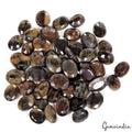 500 Ct/50 Pc Natural Untreated Brown Sapphire Oval Cut Loose Ring Size Gemstones