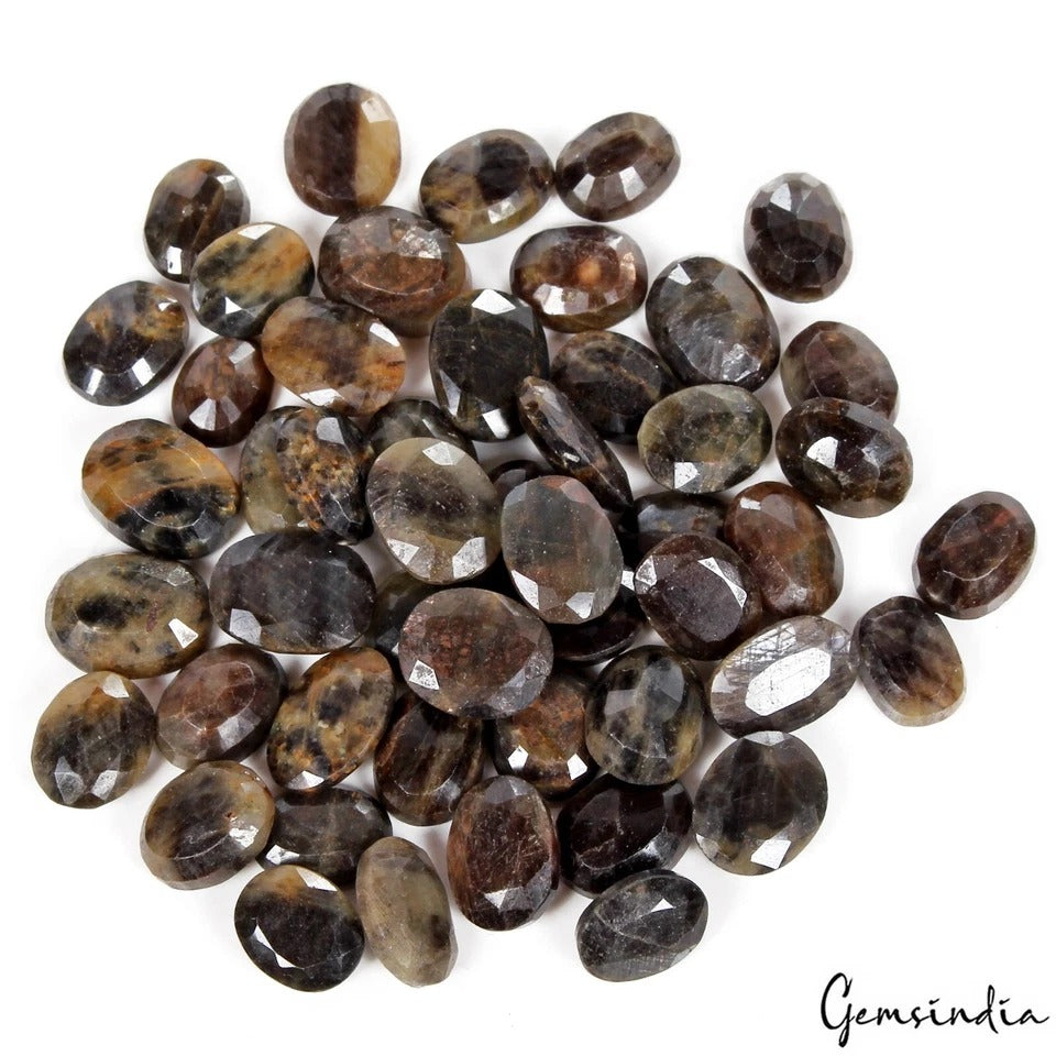 Sapphire Lot, Loose Gemstone, Oval Faceted, Untreated — 50 Pieces, 12mm to 16mm, 500 Ct, Madagascar