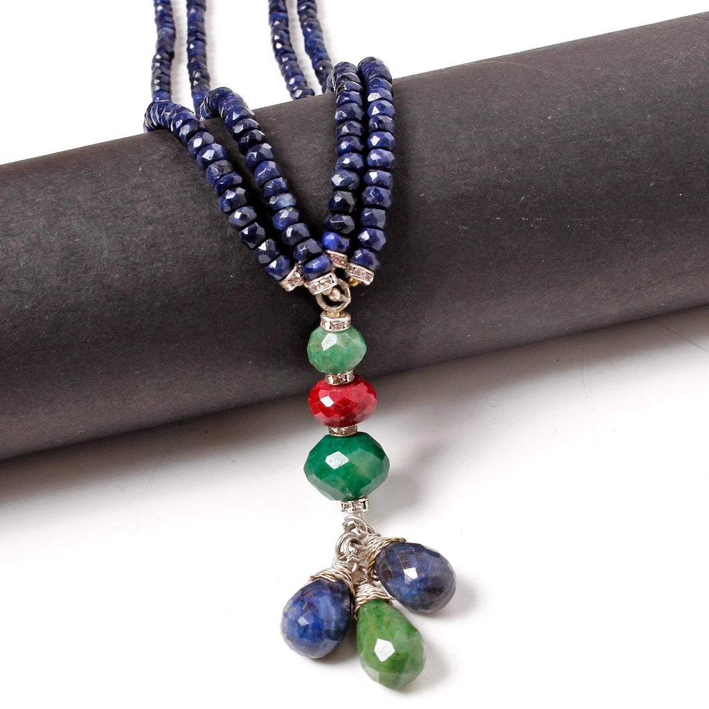Sapphire Necklace — 4mm to 5mm, 370 Ct, Madagascar