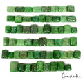 59 Pc Natural Green Emerald Rectangular Shape Loose Hand Carved Gemstones~1000Ct