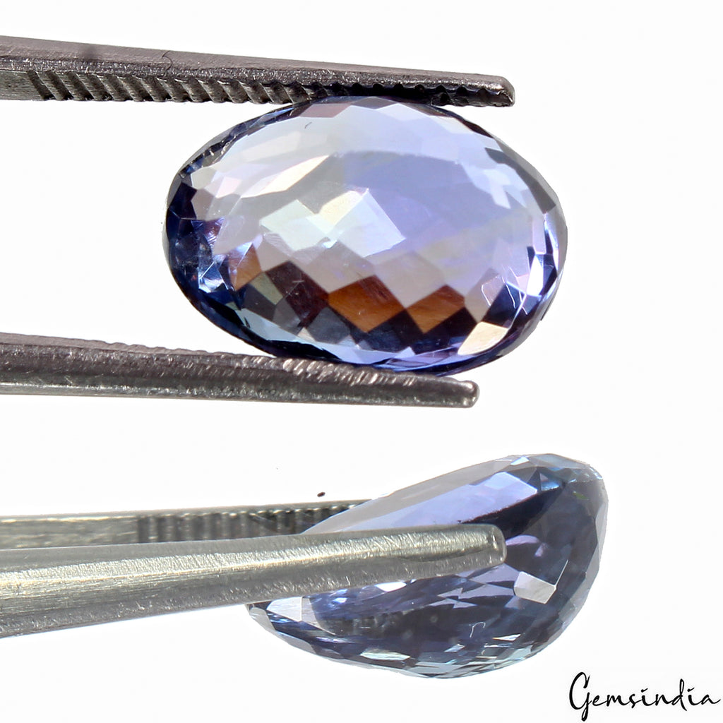 Tanzanite Loose Gemstone, Oval Cut, Untreated — 11.9x8.5x5.9 mm, 4.45 Ct, Tanzania