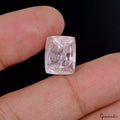 Certified 10.10 Cts Natural Untreated Brazilian Pink Morganite Loose Cushion Gem