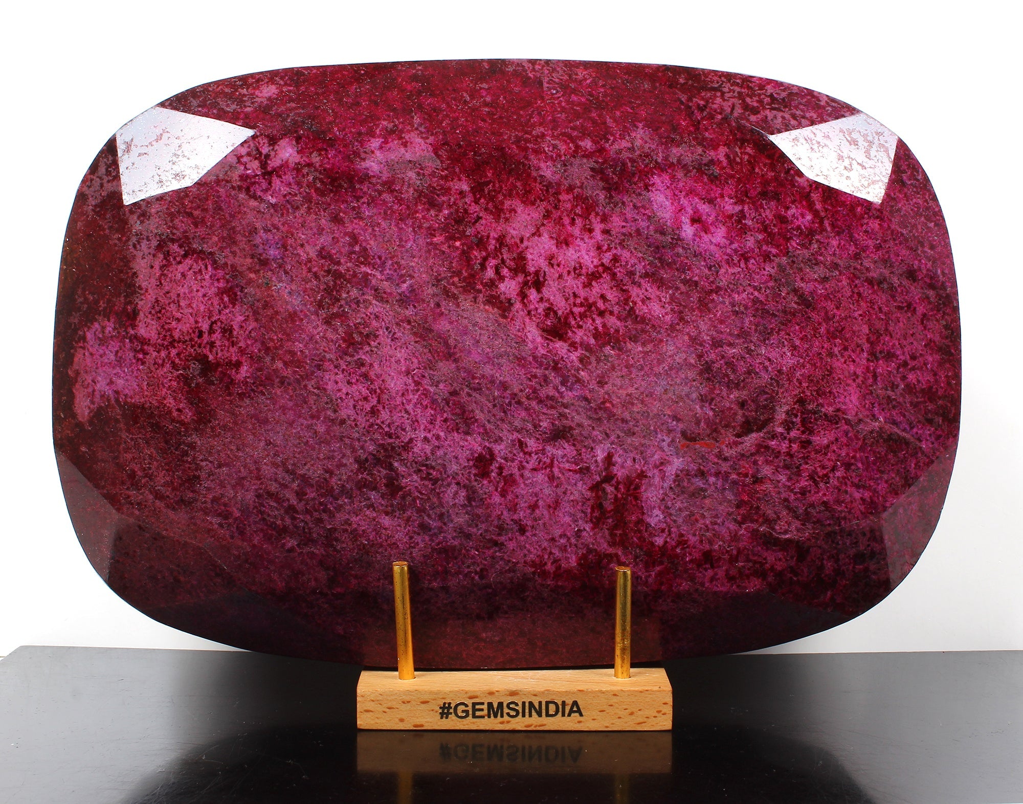 5.7 Kilo Natural Red Ruby Oval Faceted Cut Earth mined Huge Madagascar Gemstone