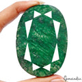 800 Ct Natural Brazilian Dark Green Emerald Oval Faceted Cut Loose Huge Gemstone