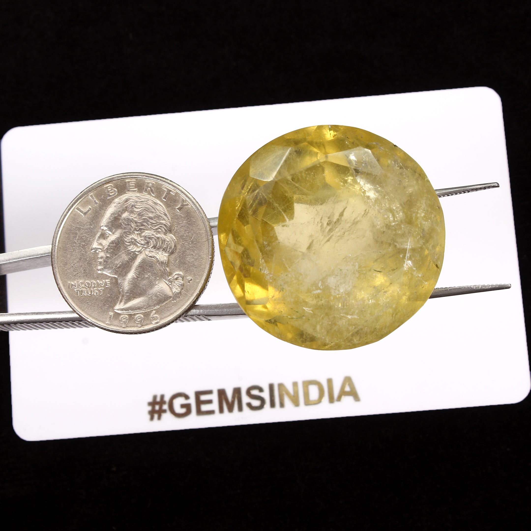 Certified 120 Ct Natural Brazilian Untreated Lemon Quartz Citrine Round Cut Gems