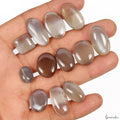 12 Pcs Natural Multi Color Silky Moonstone Mix Cabochon Loose Jewelry Gemstones