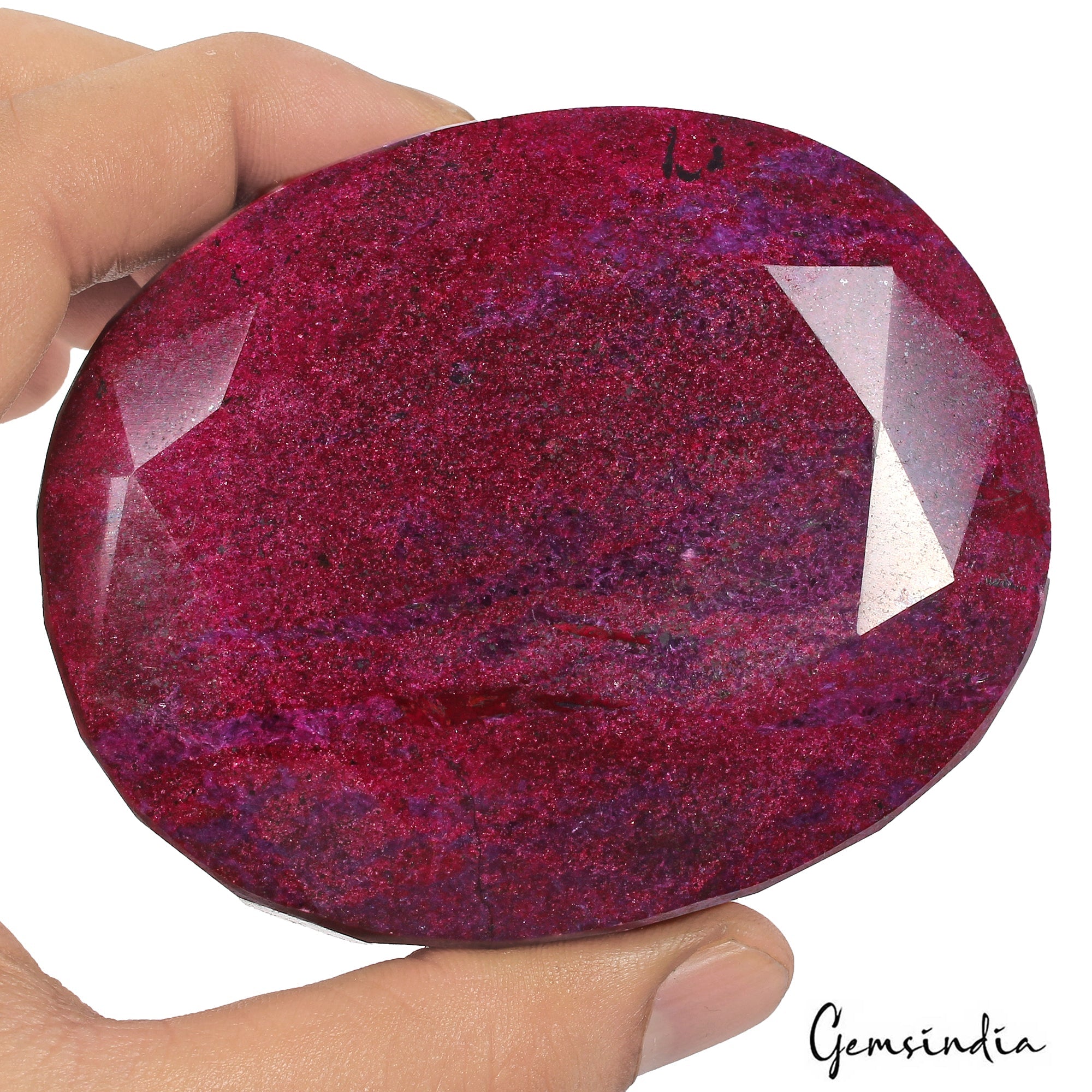 3100 Ct Large Natural Red Ruby Oval Cut Earth Mined Museum Size Loose Gemstone