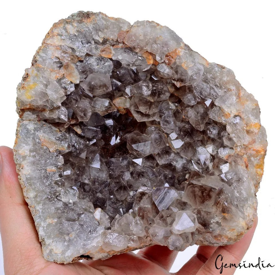 1.08 Kilo Natural Amethyst Crystal Cluster Cathedral Geode Rough Rare Specimen