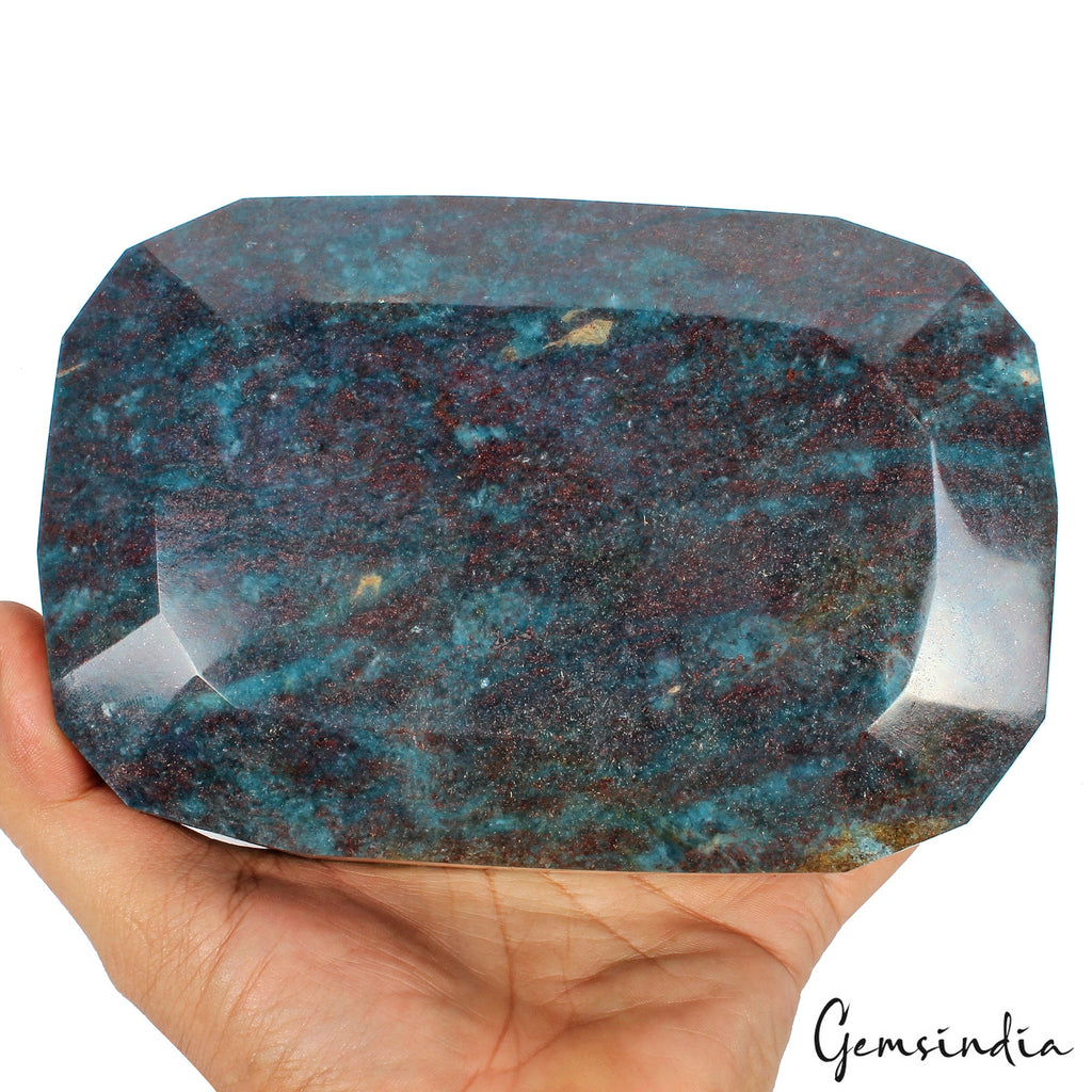 3.2 Kilo Natural Ruby Kyanite 6.75" Oval Cut Untreated Huge Earth Mined Gemstone