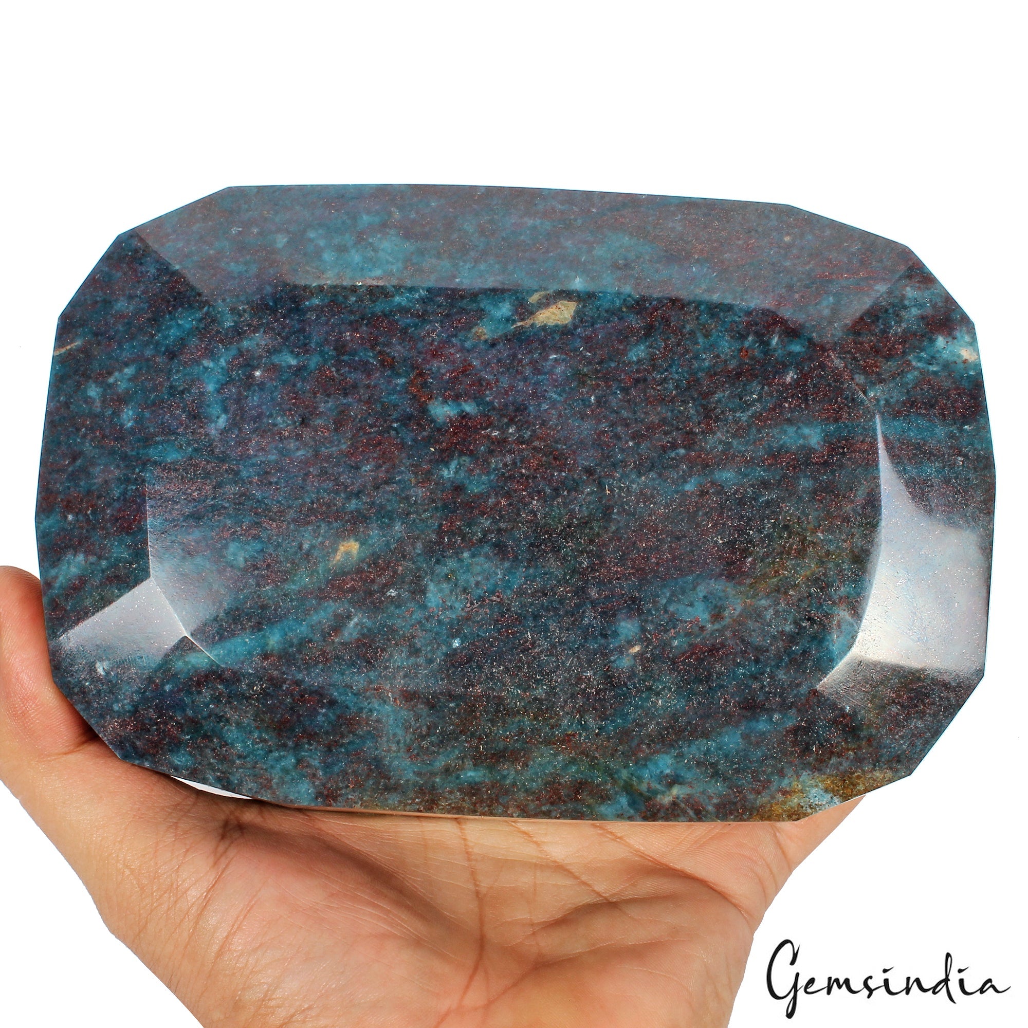 3.2 Kilo Natural Ruby Kyanite 6.75" Oval Cut Untreated Huge Earth Mined Gemstone