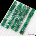 Emerald Lot, Loose Gemstone, Color Enhanced, Blue — 35 Pieces, 12mm to 16mm, 430 Ct, Colombia