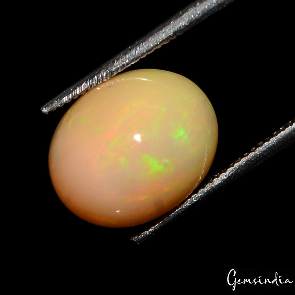 4.00 Ct Hardy STRONG! Natural Huge Yellow &Rainbow Color Sparkling Opal Ethiopia