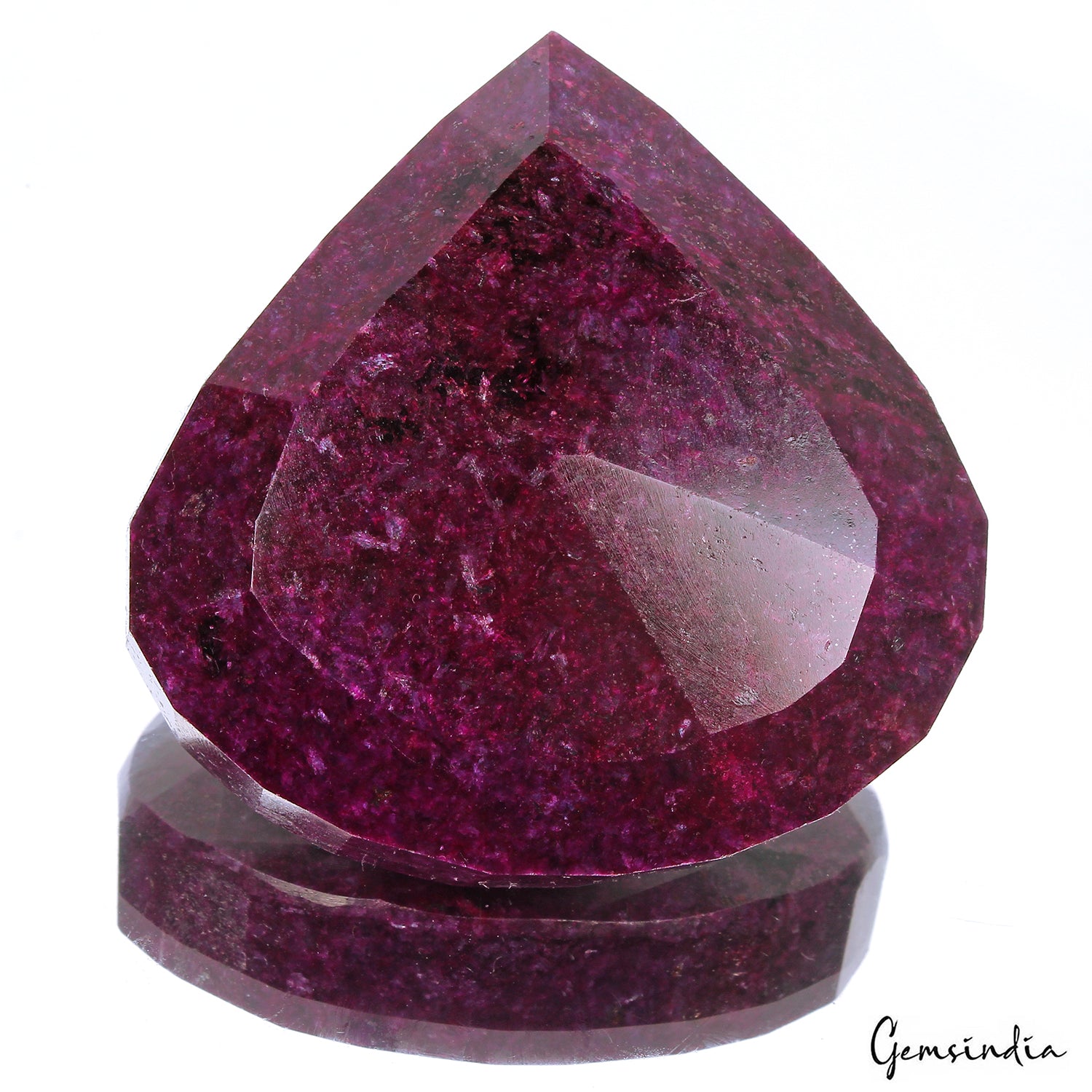 1100 Ct Natural Huge Red Ruby Pear Cut Earth Mined Museum Grade Treated Gemstone
