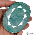 2385 Cts Natural Brazilian Green Blue Emerald Oval Faceted Huge Size Loose Gem