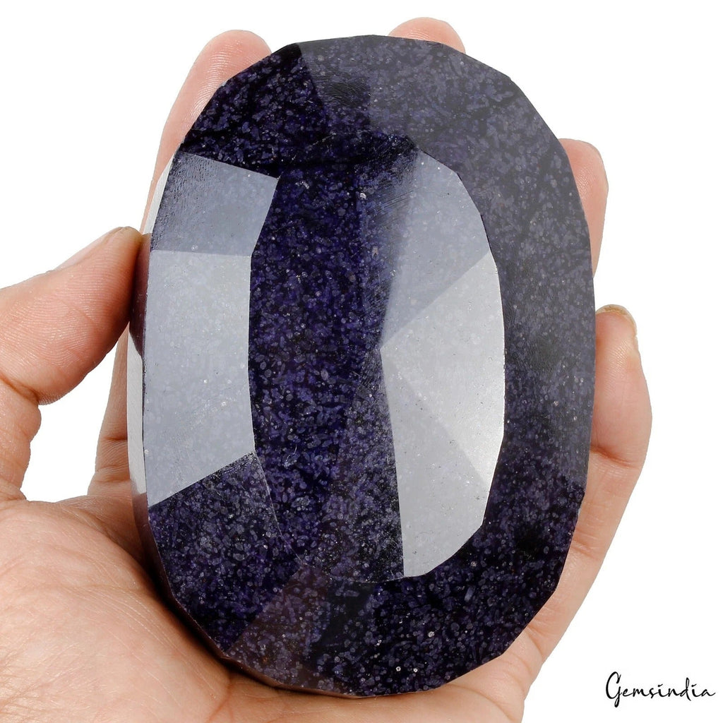 4100 Cts Natural African Dark Blue Sapphire Oval Cut Museum Size Loose Huge Gem