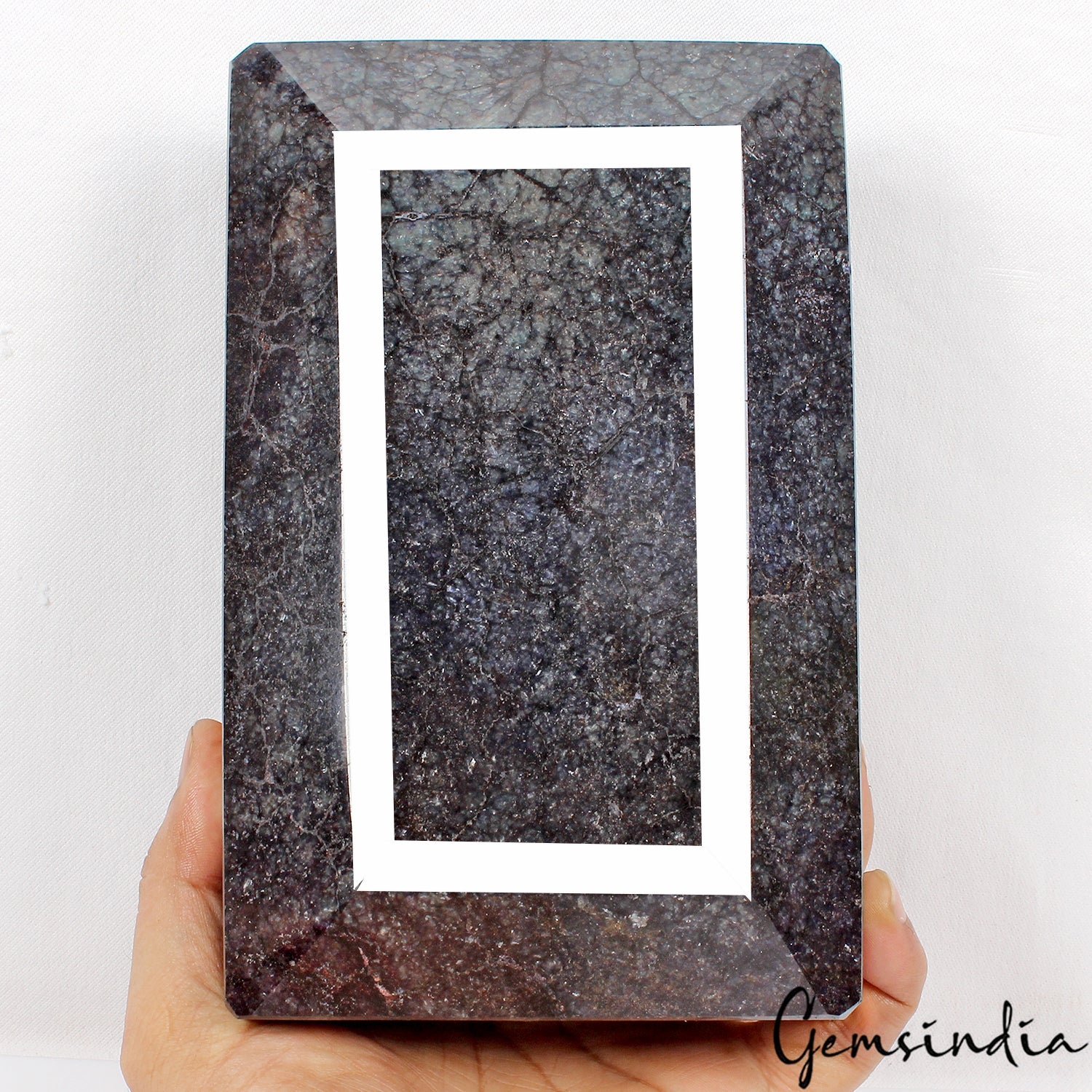 5.9 Kg Natural Blue Sapphire Octagon Cut Collector's Grade Earth mined Gemstone
