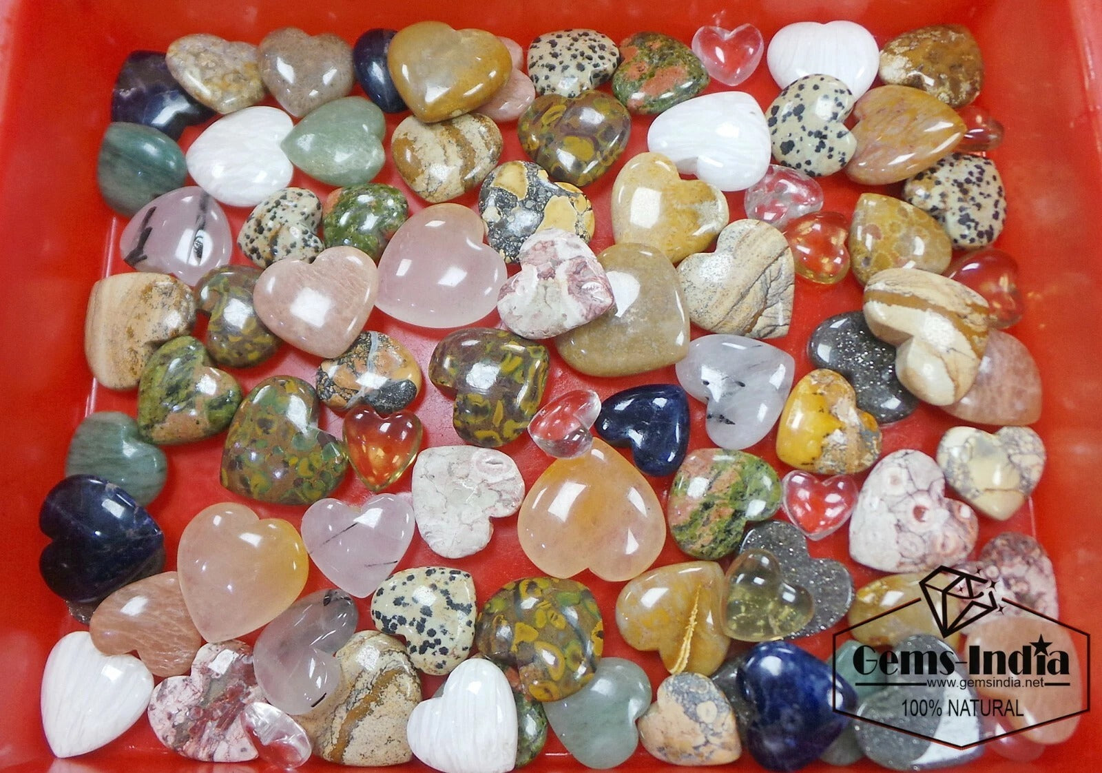 Picture Jasper Lot, Loose Gemstone — 83 Pieces, 15mm to 33mm, 4000 Ct