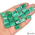 Emerald Lot, Loose Gemstone, Color Enhanced, Green — 22 Pieces, 12mm to 18mm, 290 Ct, Brazil