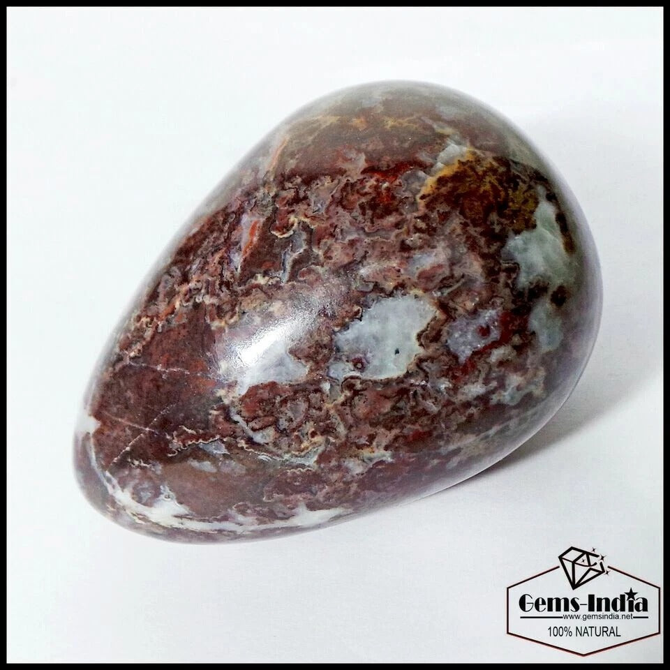 Red Jasper Sphere, Untreated — 3.6x2.5 Inch, 2760 Ct, Madagascar