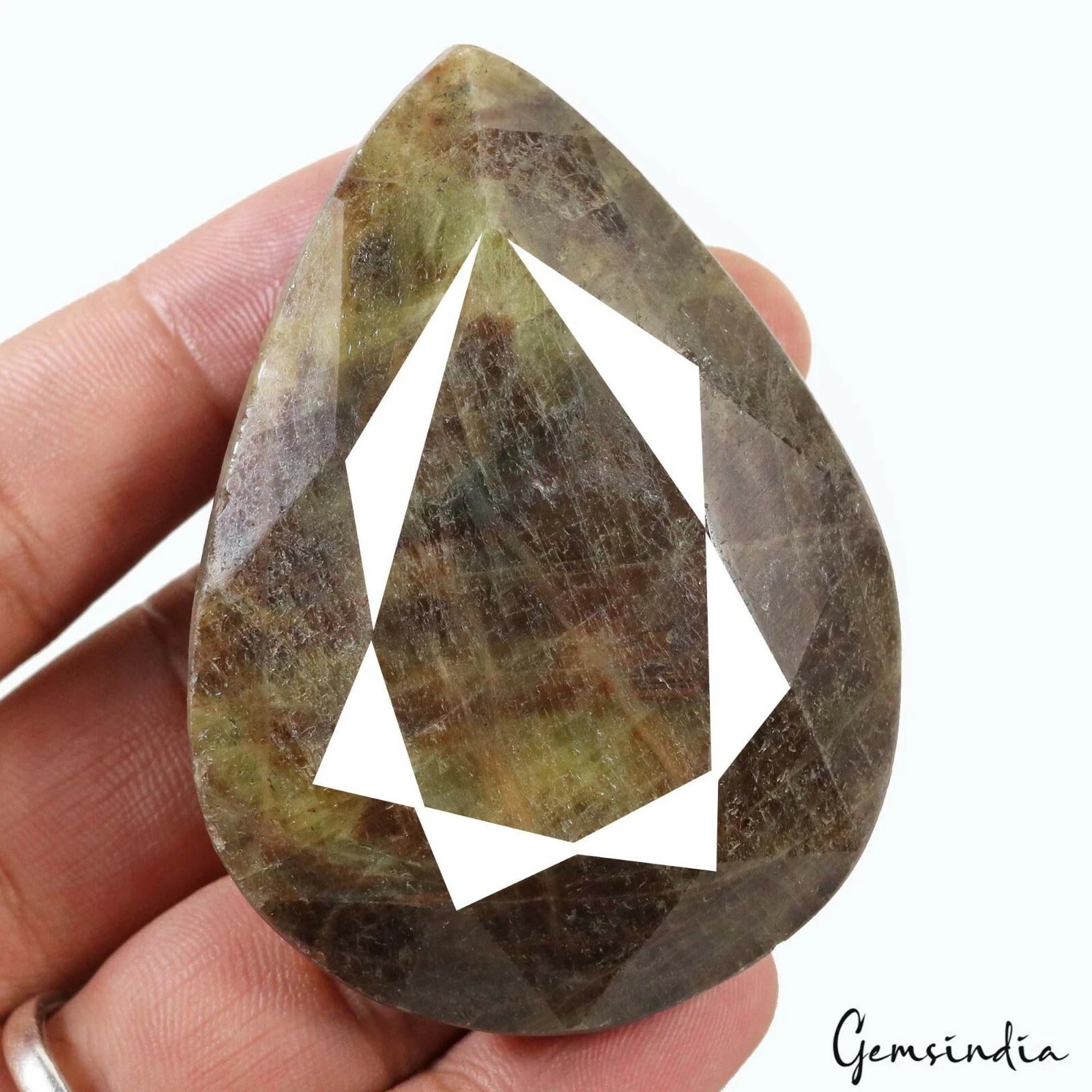 600 Ct Natural Untreated Brown Sapphire Pear Cut Faceted Earth Mined Huge Gems