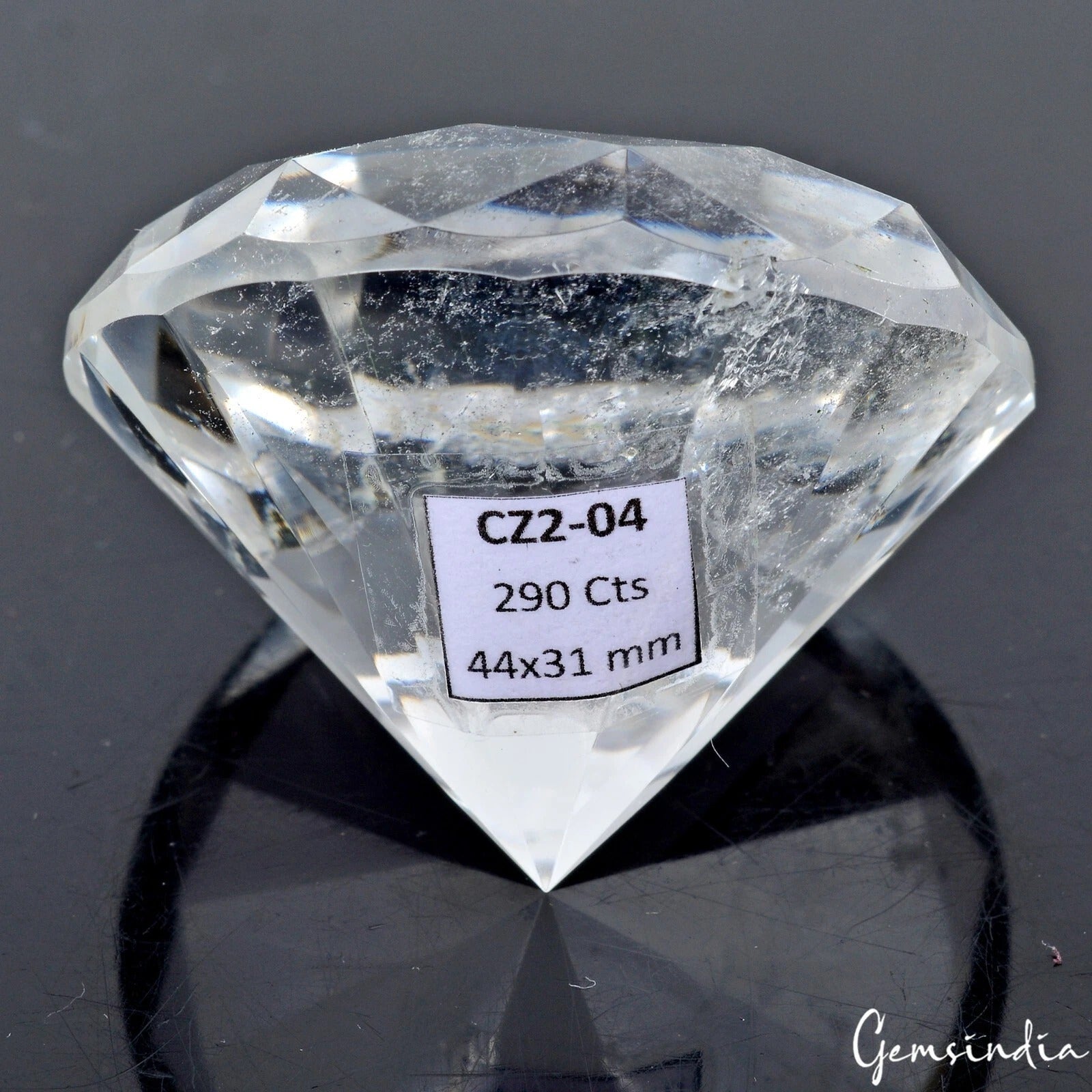 Diamond Loose Gemstone, White — 44x31 mm, 290 Ct, Brazil