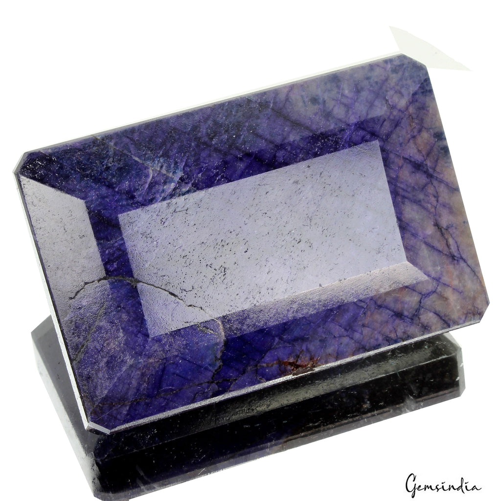1850Ct Natural Blue Sapphire Octagon Faceted Cut Huge Loose Museum Size Gemstone