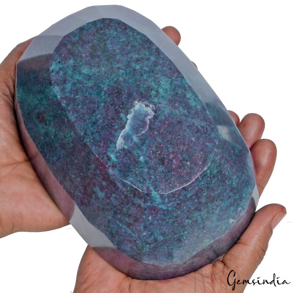 Natural Ruby Kyanite 3.9 Kilo Collectors Grade Untreated Oval Faceted Gemstone