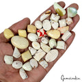 480 Ct Natural Untreated Green Apple Chrysoprase Mix Cab Loose Gemstones Lot