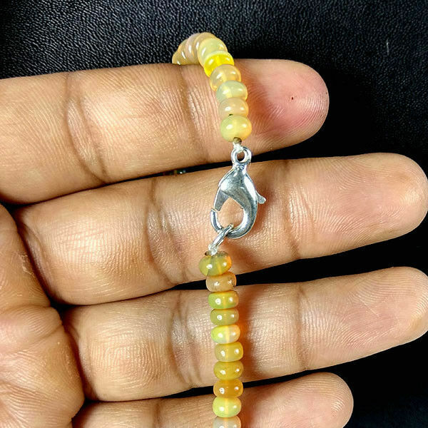 Ethiopian Opal Necklace, Untreated — 20 Inch, Ethiopia