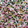 Colorstorm ~600 Pcs Natural Tourmaline Multi Color Vibrant Oval Gemstones 100 Ct