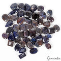 500 Cts/49 Pcs Natural African Blue Sapphire Mix Cut Loose Gems Lot For Jewelry