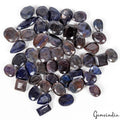 African Blue Sapphire Lot, Loose Gemstone, Color Enhanced — 49 Pieces, 10mm to 23mm, 500 Ct, Africa