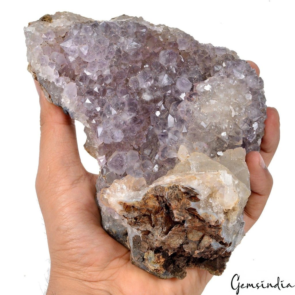 5400 Cts Natural Amethyst Cluster Geode Crystal Healing Mineral Rough Gemstone