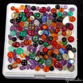 Box Full of Multi Color Mix Shape 3-8mm Loose Cabochon Jewelry Gemstones~ 161 Pc