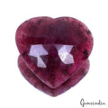 Ruby Loose Gemstone, Color Enhanced, Dark Red — 29x31x6 mm, 49.30 Ct, Madagascar