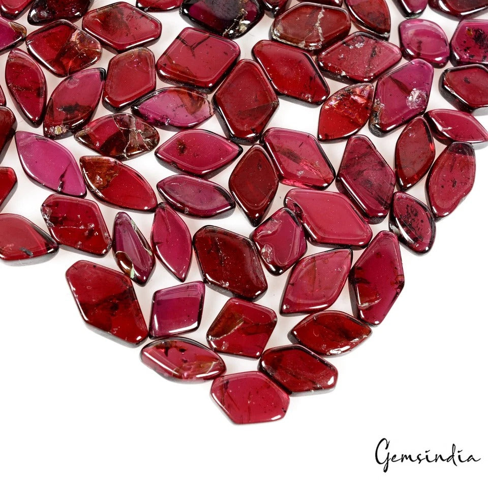 300 Ct Natural Rhodolite Garnet Mini Chips Polished Wholesale Gems Lot 212 Pcs