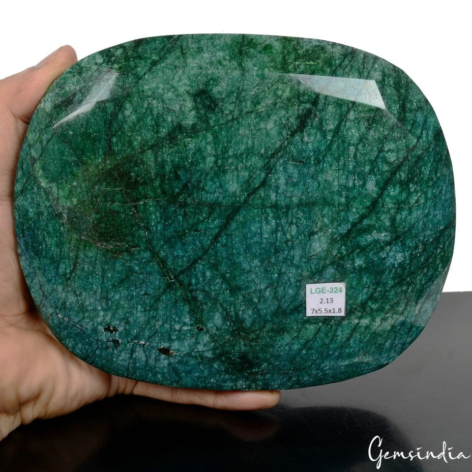 10500 Ct Natural Certified Emerald Rare Huge Museum Size Stunning Green Gemstone
