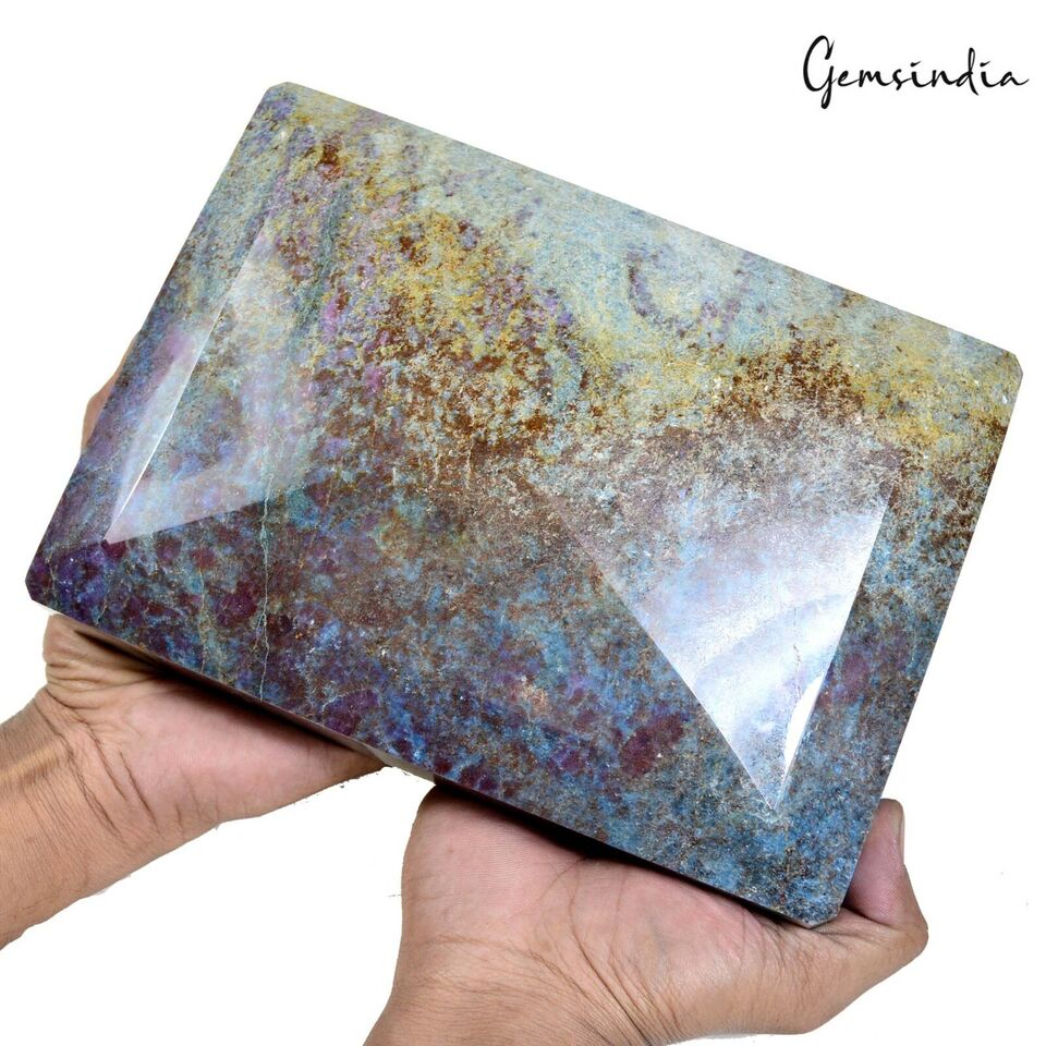 6.61 Kilo/33050 Ct Natural Ruby Kyanite Octagon Cut Untreated Huge Rare Gemstone