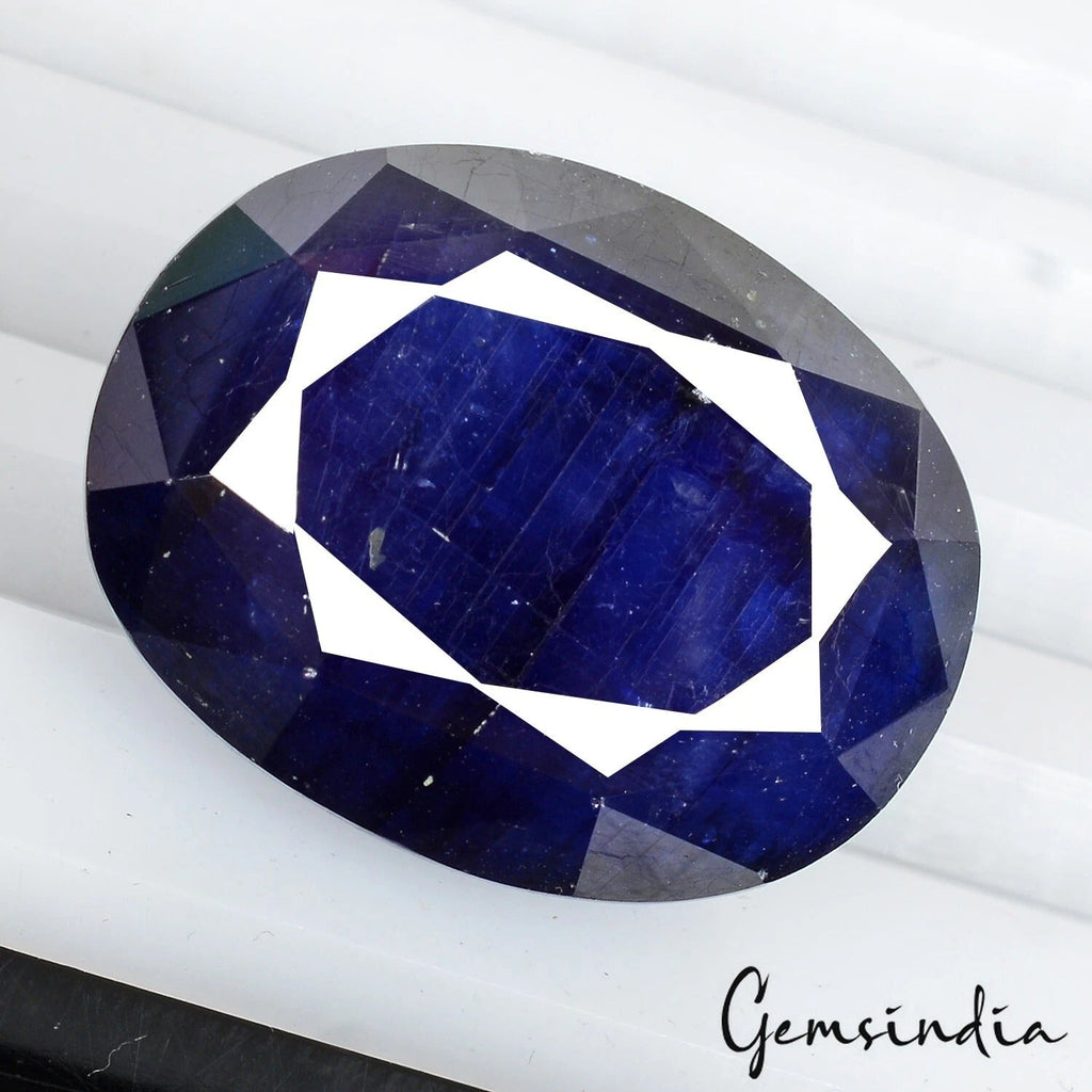 65.40 Cts Natural Blue Sapphire From Ceylon Oval Cut Loose AAA Grade Gemstone