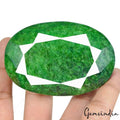 Emerald Loose Gemstone, Color Enhanced, Green — 77 x 52 x 36 mm, 1050 Ct, Brazil